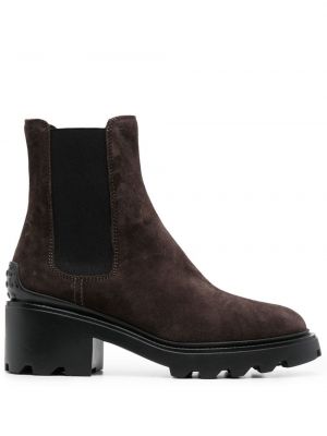 Ankle boots Tod's brązowe