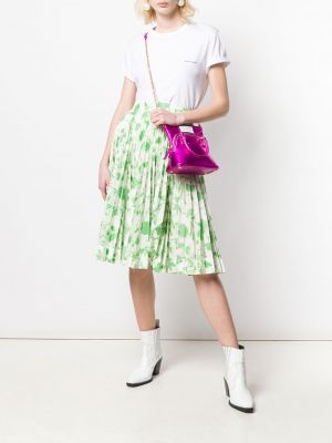 Falda de flores plisada Calvin Klein 205w39nyc