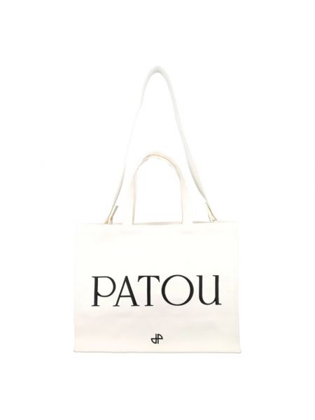 Shopper handtasche Patou weiß
