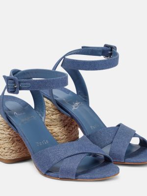 Sandály Christian Louboutin modré
