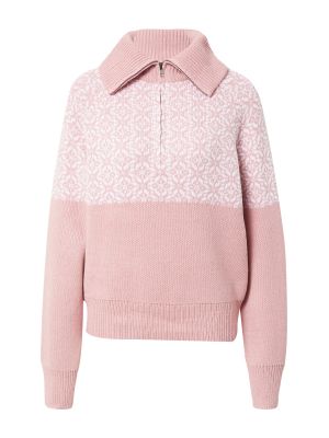 Bavlnený priliehavý sveter na zips Cotton On - biela