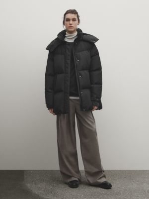 Утепленная куртка Massimo Dutti черный