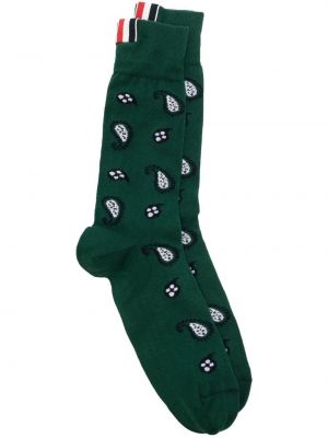 Чорапи Thom Browne зелено
