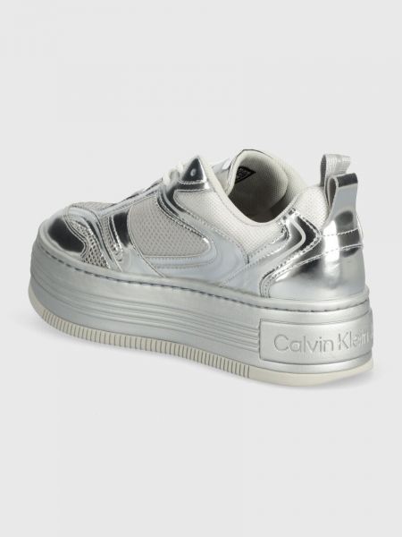 Tenisky Calvin Klein Jeans stříbrné