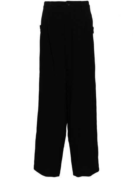 Voľné priliehavé nohavice Yohji Yamamoto čierna