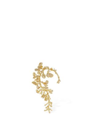 Cercei cu model floral Zimmermann auriu