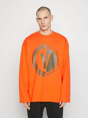 Свитшот Versace Jeans Couture оранжевый