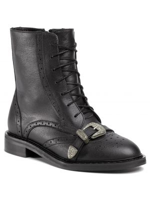 Členkové topánky L37 čierna