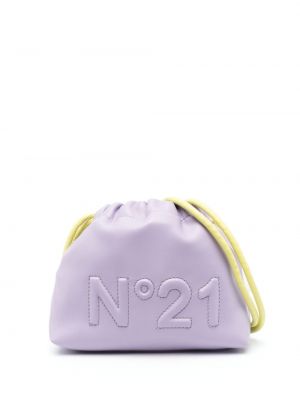 Usnjena torbica za čez ramo N°21 vijolična