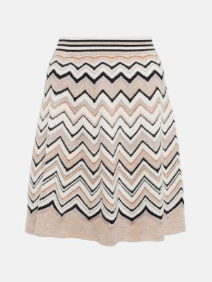 Vlněné mini sukně z alpaky Missoni