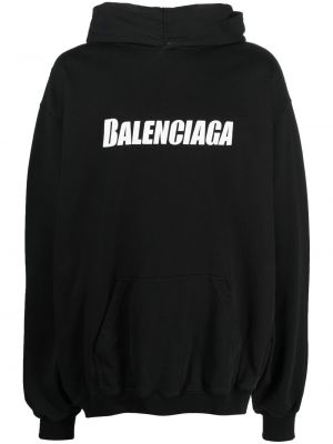 Kokvilnas kapučdžemperis Balenciaga