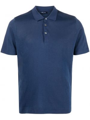 Einfarbige t-shirt Drumohr blau