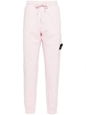 Pantalon avec applique Stone Island rose