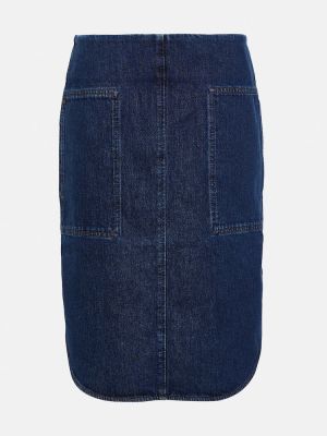Spódnica jeansowa Toteme niebieska