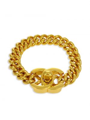 Chunky armband Chanel Pre-owned gold