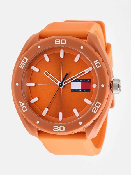 Pomarańczowy zegarek Tommy Hilfiger