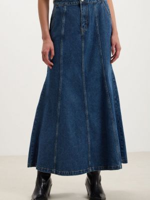Синяя длинная юбка Calliope