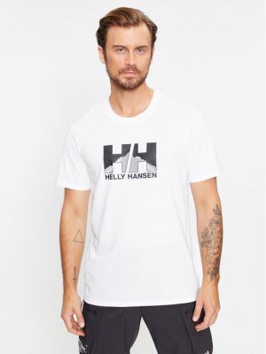 Priliehavé tričko Helly Hansen biela