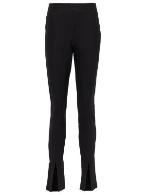 Slim fit high waist hose Toteme schwarz