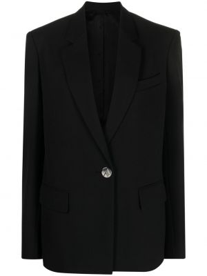 Lang blazer The Attico svart