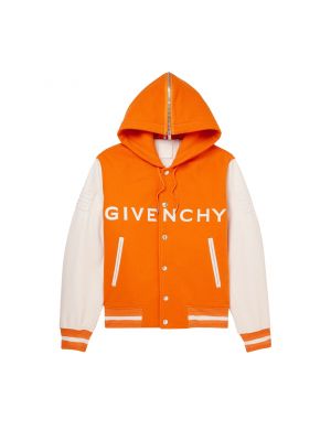 Куртка с капюшоном Givenchy оранжевая