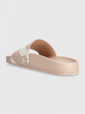 Pantofle Lauren Ralph Lauren růžové
