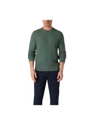 Dzianinowy sweter Hugo zielony
