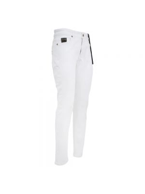 Vaqueros skinny slim fit Versace Jeans Couture blanco