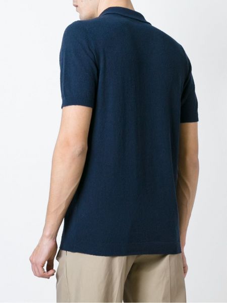 Polo marškinėliai Roberto Collina mėlyna