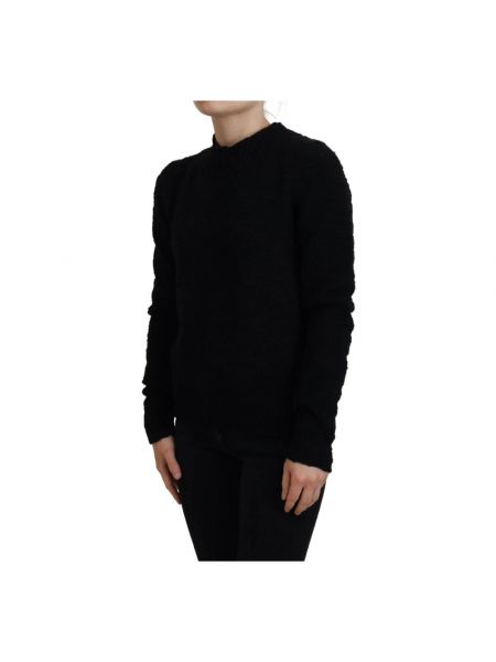 Sweter z wysokim kołnierzem Dolce And Gabbana czarny