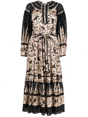 Trykt floral dress Ulla Johnson svart