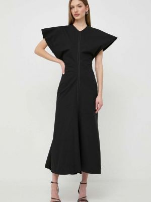 Dlouhé šaty Victoria Beckham černé