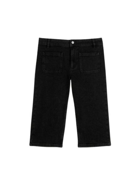 Czarne szorty jeansowe Ba&sh