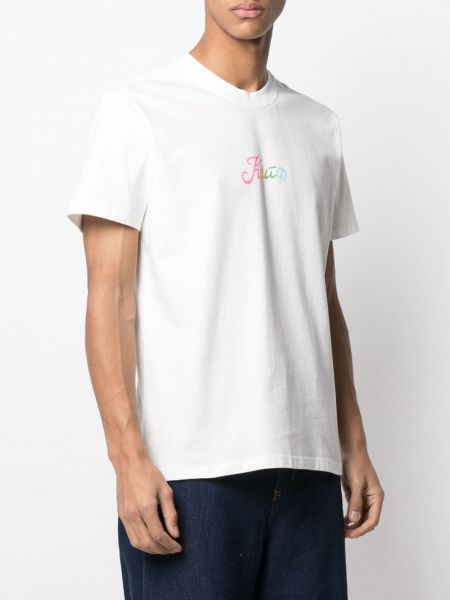 Koszulka bawełniana z nadrukiem Duoltd biała