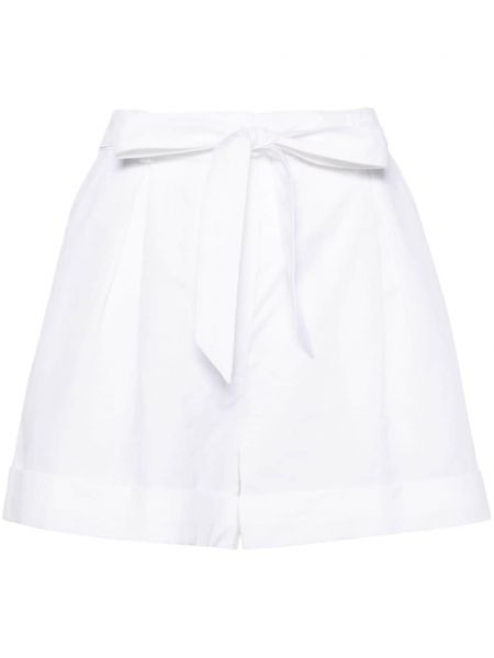 Plisirane kratke hlače Pinko bela