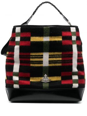 Ull shoppingbag Vivienne Westwood svart