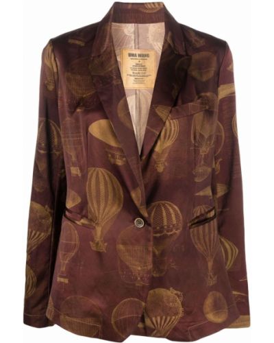 Blazer mit print Uma Wang