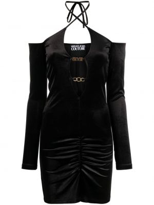 Koktel haljina Versace Jeans Couture crna