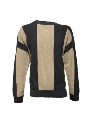 Dzianinowy sweter Emporio Armani czarny