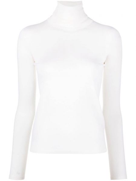 Вълнен пуловер Max Mara бяло