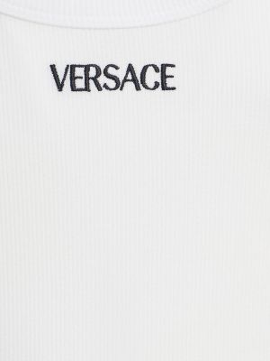 Bavlněné kalhotky Versace Underwear bílé