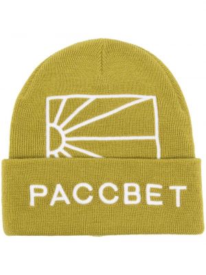 Mütze mit stickerei Paccbet grün