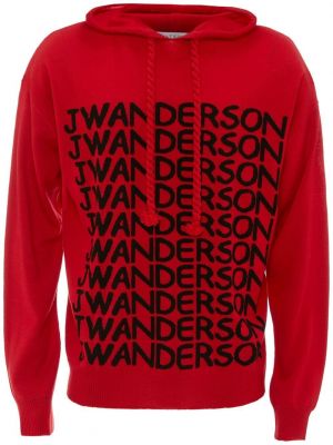 Hoodie Jw Anderson röd