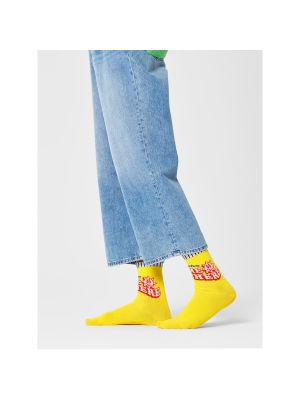 Чорапи Happy Socks жълто