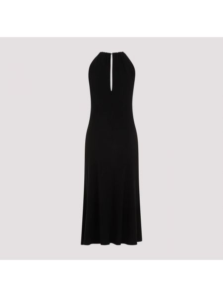Vestido largo de encaje Givenchy negro
