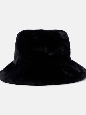 Кожа шапка Roger Vivier черно