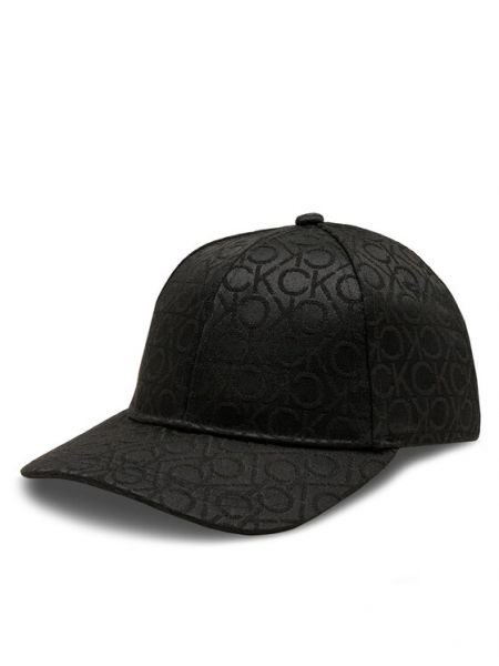 Șapcă din jacard Calvin Klein negru