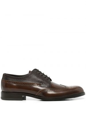 Lakkskinn lær brogues Tod's brun