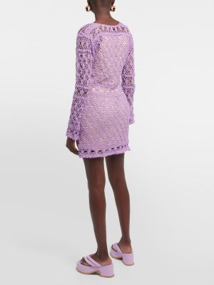 Kokvilnas kleita Anna Kosturova violets
