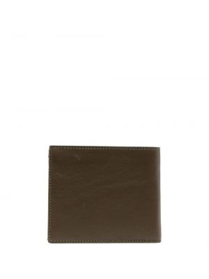 Portfel skórzany Roberto Cavalli brązowy